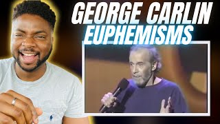 🇬🇧BRIT Reacts To GEORGE CARLIN  EUPHEMISMS [upl. by Calvinna854]