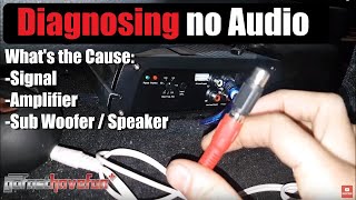 Diagnosing a Sound System with no sound QUICKLY  AnthonyJ350 [upl. by Annabal214]