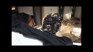 Evinrude 2001 115hp starterbendix repair [upl. by Norrehs]