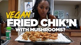 A secret to Vegan Fried Chicken  Easy Vegan Recipes [upl. by Attah]