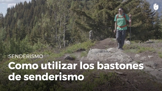 Aprende a utilizar los bastones  Senderismo [upl. by Olrac470]