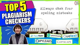 Top Five Free amp Paid Plagiarism Checkers for Students  Best Plagiarism Checker 2021  StudyTopia [upl. by Nedarb360]