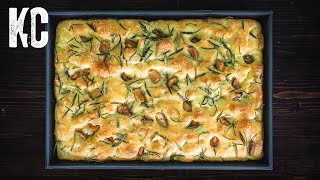 AMAZING FOCACCIA BREAD  How to Make it in 6 Easy Steps [upl. by Abell22]