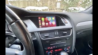 Installing AppleCarplay on a B8B85 Audi A4S4  RSNAV [upl. by Radie310]