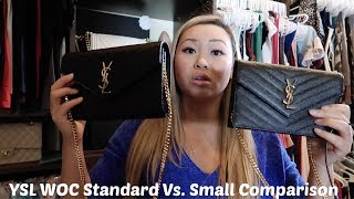 YSL Saint Laurent WOC Comparison  YSL bag review  Luxury bag review [upl. by Ynots]