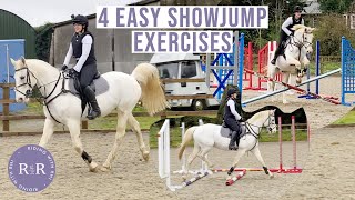 Jumping Masterclass  4 Show Jumping Exercises For Beginners  UK Equestrian YouTuber [upl. by Seldan131]