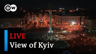 LIVE View of Kyiv as Russia launches major Ukraine invasion  DW News [upl. by Dunn]