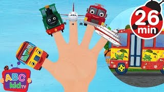 Finger Family Vehicles 2D  More Nursery Rhymes amp Kids Songs  CoCoMelon [upl. by Xantha]