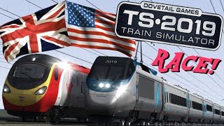 Train Simulator 2019  Acela Express VS Virgin Pendolino Race [upl. by Fielding]