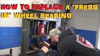 How To quotPressquot A quotPress Inquot Style Wheel Bearing [upl. by Seravart]