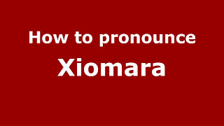 Pronounce Names  How to Pronounce Xiomara [upl. by Egwin451]