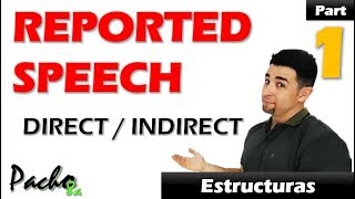 Cómo usar Direct  Indirect Speech – Reported Speech Clase 1 Reglas  Clases inglés [upl. by Antonia897]