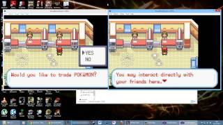 How to trade Pokémon on VBA Emulater one computer Leaf Green [upl. by Omari]