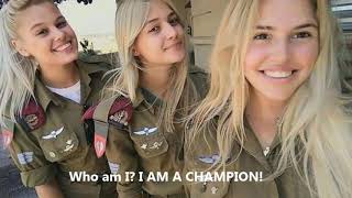 Israel IDF Girls Military Motivation 2 CHAMPION [upl. by Ateinotna76]