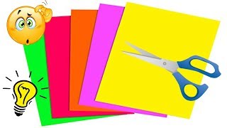 10 DIY Paper Craft Ideas With Colored  Paper Craft Ideas [upl. by Labors646]