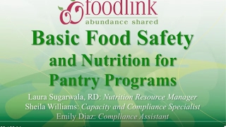 Basic Food Safety  Pantry Programs [upl. by Barrett]