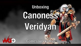 Games Workshop Canoness Veridyan [upl. by Coleman]