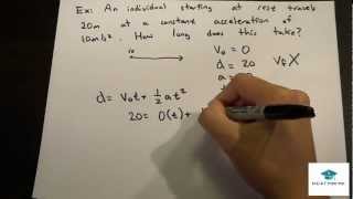 Physics Lecture Uniform Acceleration Motion [upl. by Pulling]