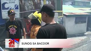 Sunog sa Bacoor Cavite  24 Oras [upl. by Dahc]