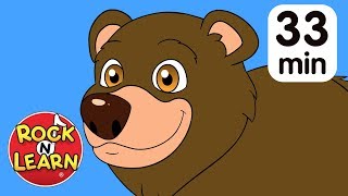 Bear Hunt Song and More Kids Songs  Rock N Learn [upl. by Kessel]