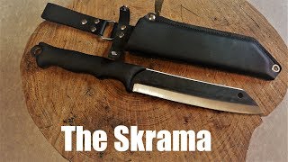 Varusteleka Terävä Skrama Bush Knife Carbon Steel [upl. by Klos687]