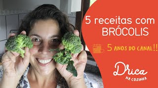 5 receitas incríveis com brócolis [upl. by Il]