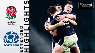 England v Scotland  EXTENDED Highlights  Historic Scotland Victory  Guinness Six Nations 2021 [upl. by Eneirda]