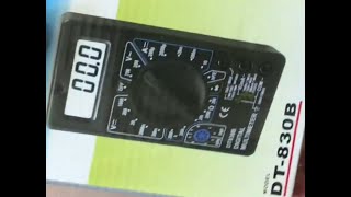 Digital MultiMeter DT 830B [upl. by Eniledgam308]