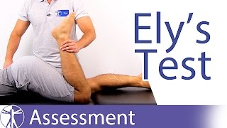 Elys Test⎟Rectus Femoris Contracture [upl. by Paulson904]