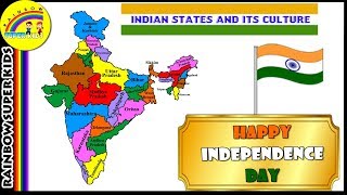 Incredible India  Indian States and its Culture  List of States and Capitals of India [upl. by Tirzah593]