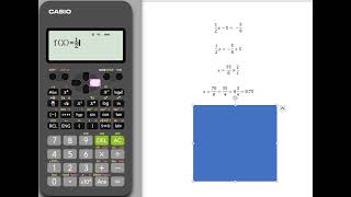 fx300ESPlus2 Solving Equations with Fractions on A Scientific Calculator [upl. by Kaufmann]