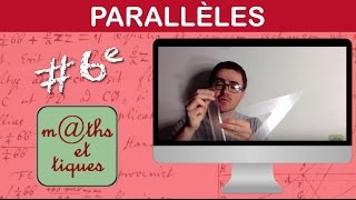 Construire deux droites parallèles  Sixième [upl. by Ruggiero]