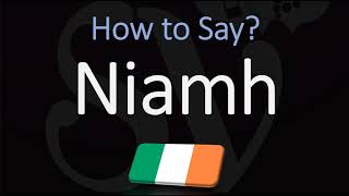 How to Pronounce Niamh CORRECTLY Irish Names Pronunciation [upl. by Ettenwahs324]