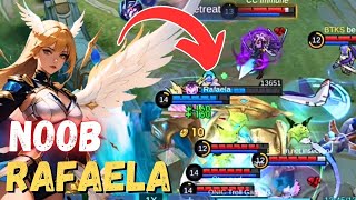 JUST A NOOB RAFAELA GAMEPLAY  MOBILE LEGENDS [upl. by Obla]