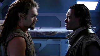 Stargate Atlantis Tealc VS ronon scene HD [upl. by Hpesoy760]