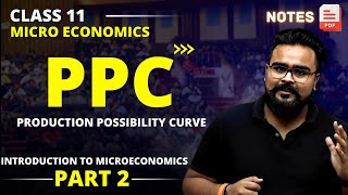 Introduction to microeconomics class 11  PRODUCTION POSSIBILITY CURVE  Chapter 1 Part 2 [upl. by Dier]