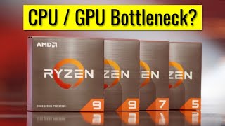 CPUGPU Bottleneck Tested Ryzen 5600X vs 5800X vs 5900X vs 5950X [upl. by Baynebridge225]