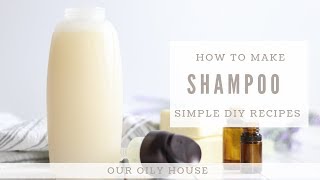 How to Make All Natural Shampoo  Simple Recipe using Essential Oils [upl. by Scheer863]