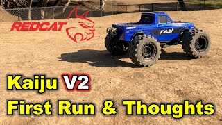 Kaiju V2 First Run and Thoughts  Redcat Racing [upl. by Jaela]