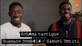 OUSMANE DEMBÉLÉ  SAMUEL UMTITI ⭐️⭐️  Schéma tactique 📃🖍  Team Orange Football TeamOrange [upl. by Nageam]