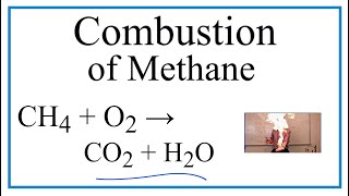 Balanced Equation for the Combustion of Methane CH4 [upl. by Enois949]