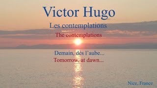 French Poem  Demain dès laube by Victor Hugo  Slow Reading [upl. by Otsedom]