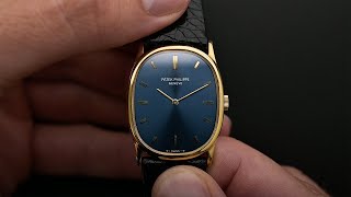 Patek Phillipe Golden Ellipse  the first 18k blue gold dial [upl. by Garbers638]