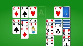 How to Play Klondike Solitaire 1 Draw [upl. by Hashum]