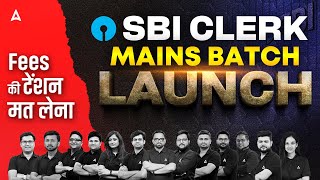 SBI Clerk Mains Preparation  SBI Clerk Mains Batch Launch  SBI Clerk 202425 [upl. by Feeley]