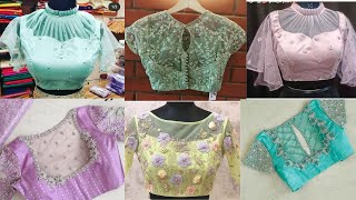 Latest Beautiful Net Blouse designs🥳🥳❤❤ [upl. by Longmire]