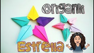 Como hacer una estrella de papel origami [upl. by Burnside]