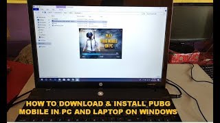 How to Download amp Install PUBG Mobile On PCLaptop In Windows 7810 Easy And Fast Method [upl. by Rollie]