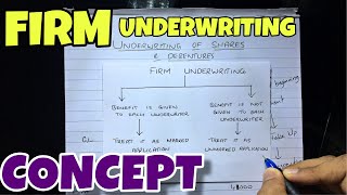 3 Underwriting of Shares  Firm Underwriting By Saheb Academy  BCOM  BBA  CMA [upl. by Ladnyk]