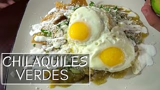 Chilaquiles Verdes con Huevo  La Capital [upl. by Dasya121]